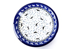 026 Bunzlau Pastabord 2151X Teckel Pasta borden